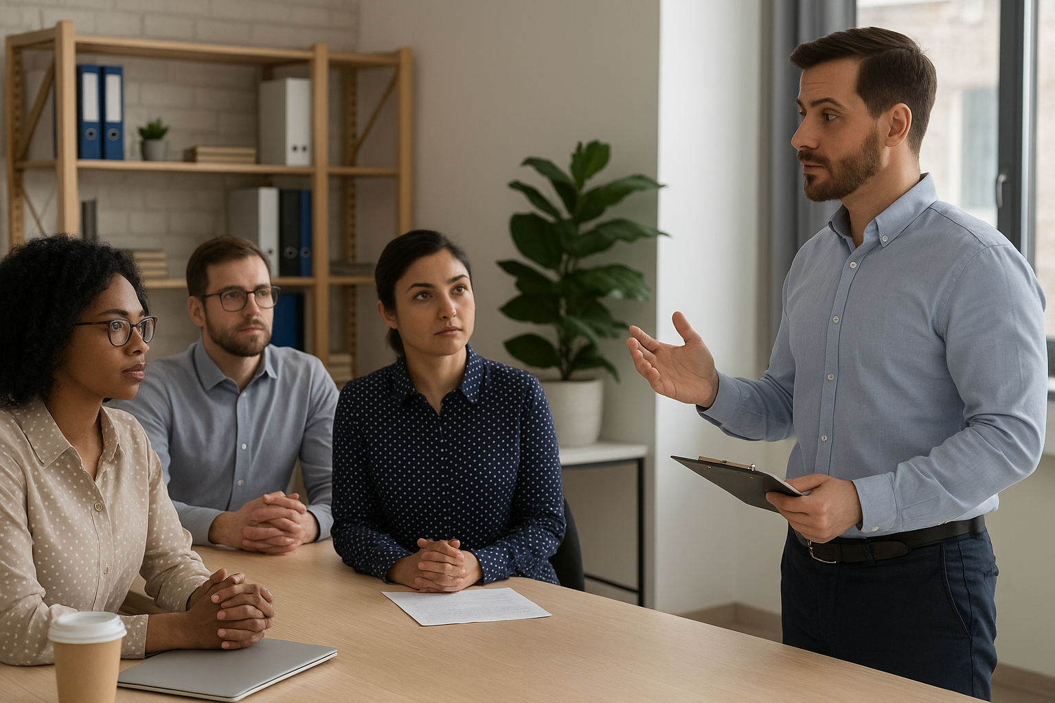 Workplace violence prevention training session